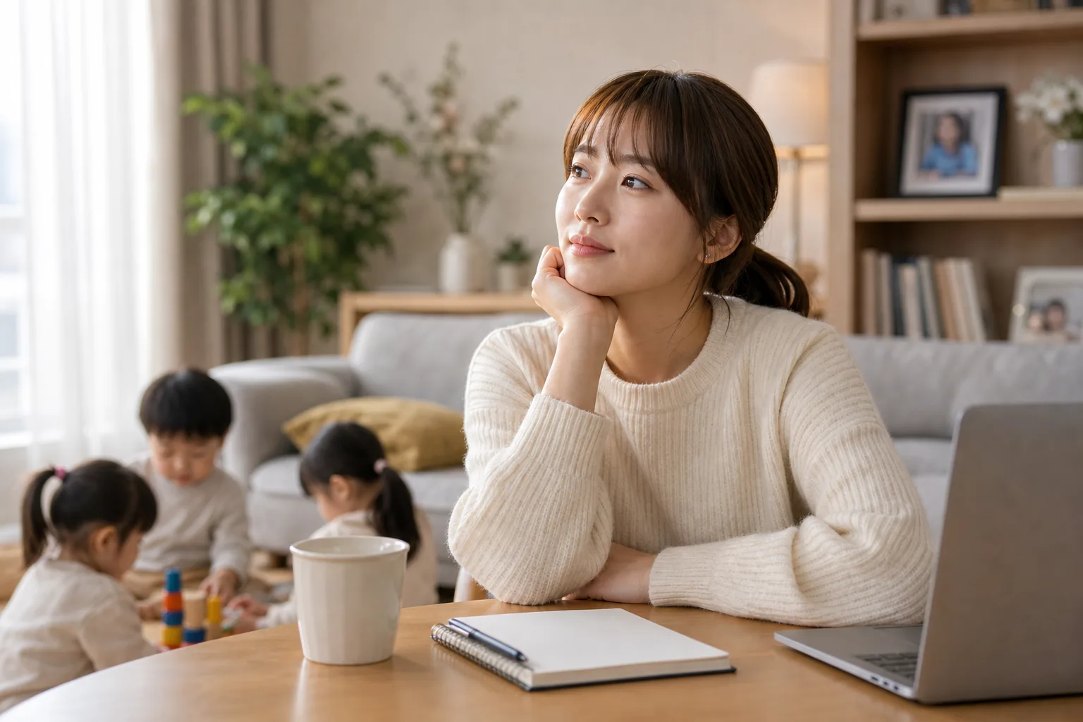 Editorial image explaining a Korean entertainer balancing broadcast work and family life