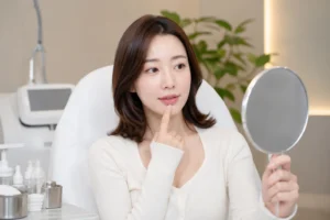 Korean broadcaster sharing a beauty procedure update