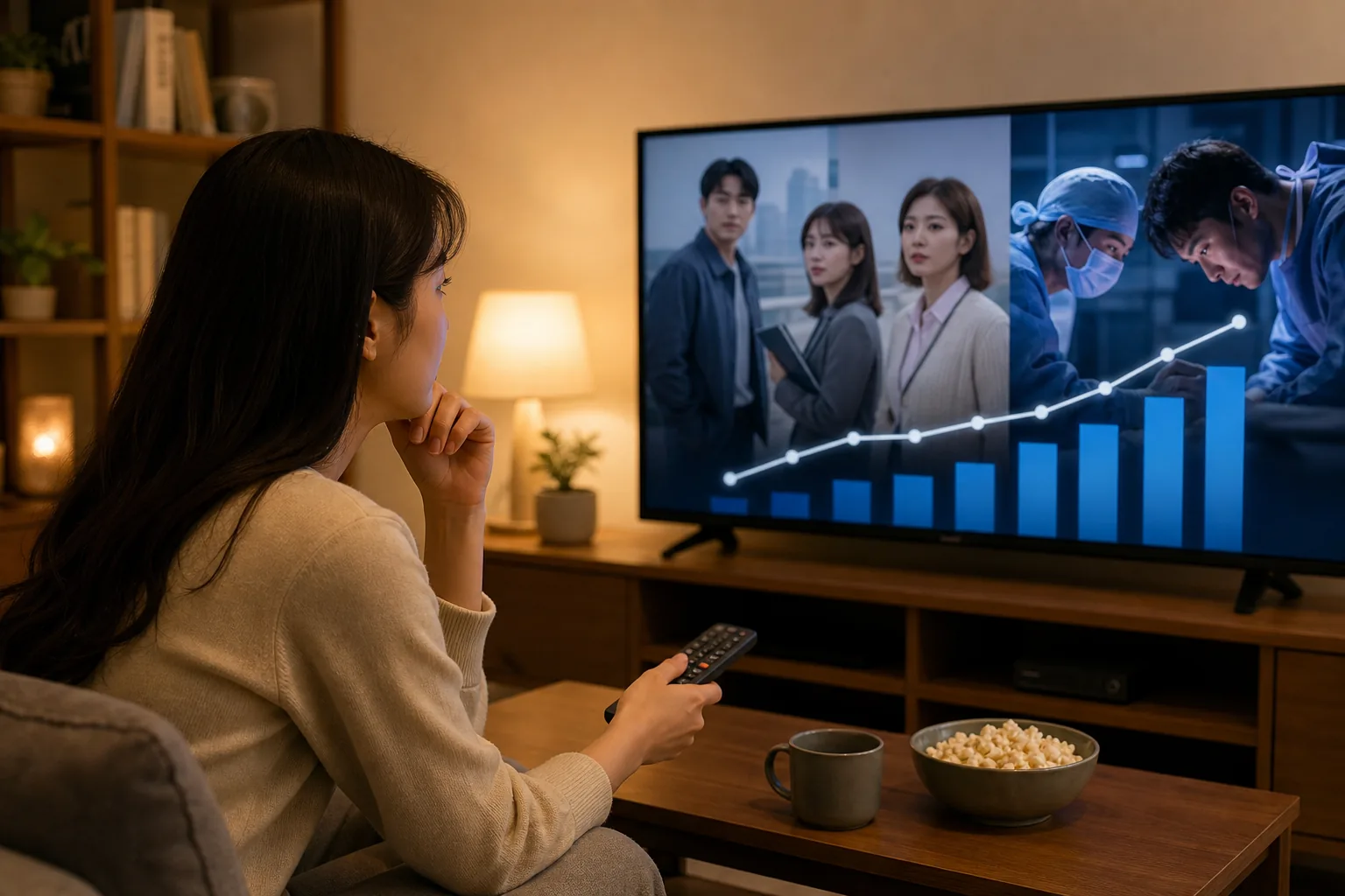 K-drama viewers checking Monday-Tuesday television ratings