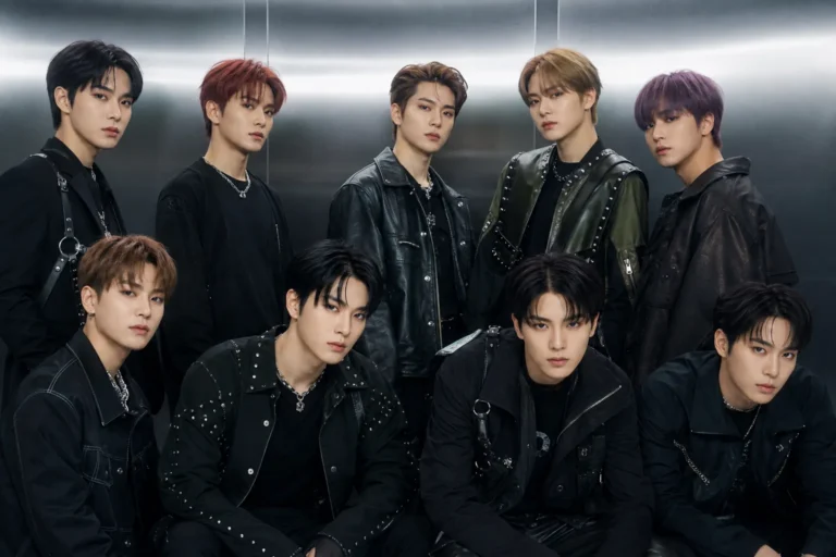 NCT 127 comeback news concept with stage lights and album release imagery