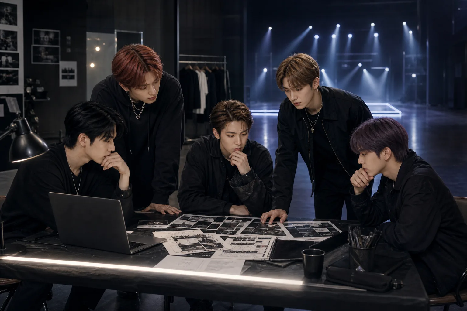 K-pop group comeback planning after lineup change