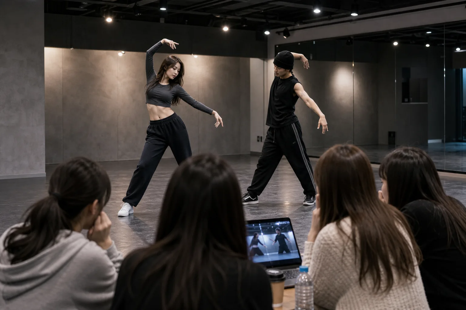 Fans discussing contemporary dance and idol performance expectations