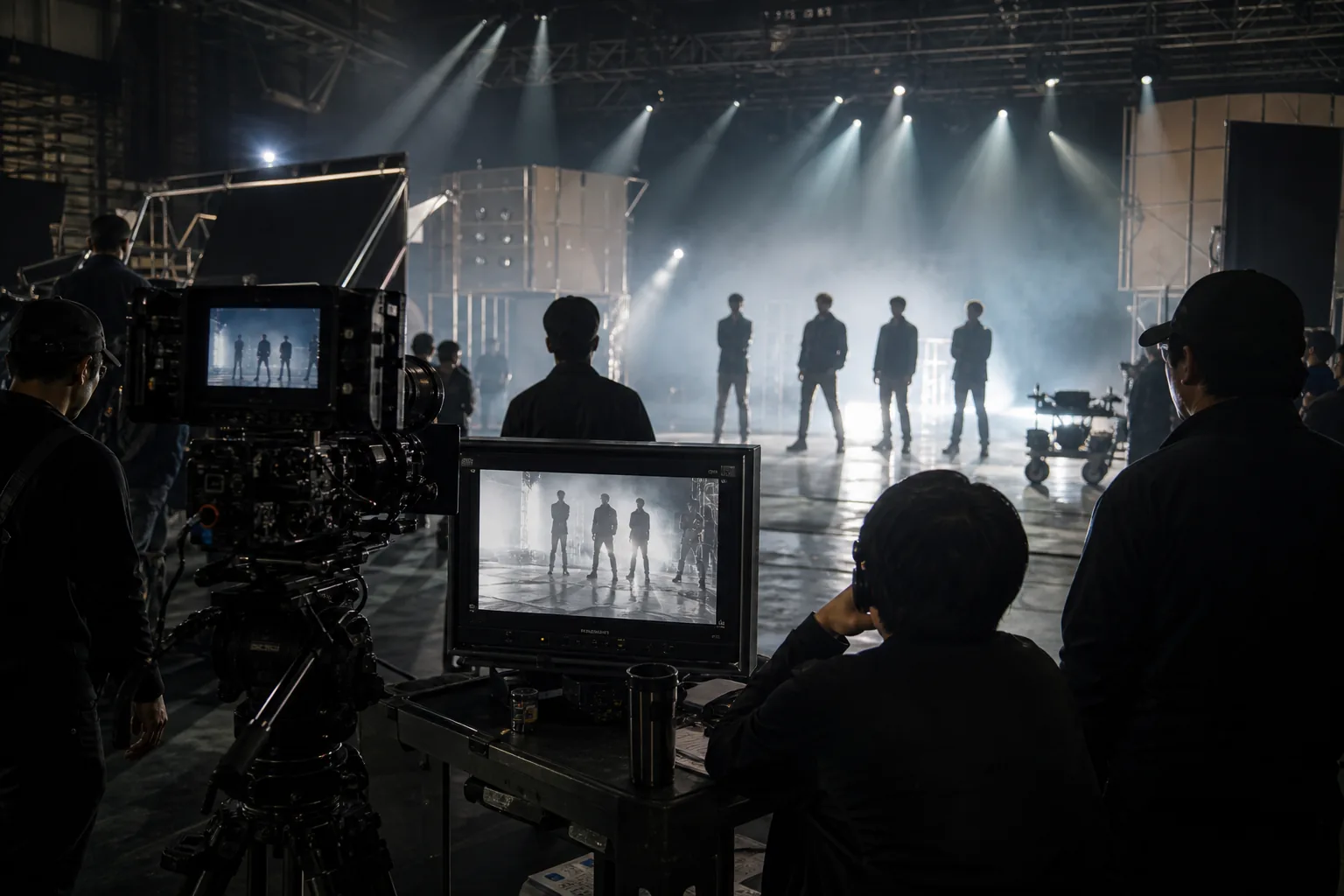 Music video production scene for BigBang comeback report