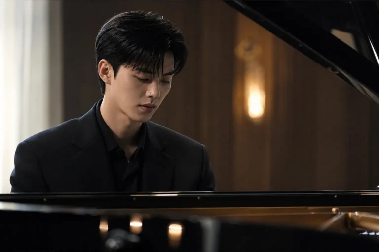 Song Kang inspired Korean drama pianist scene for Four Hands Two Sonatas