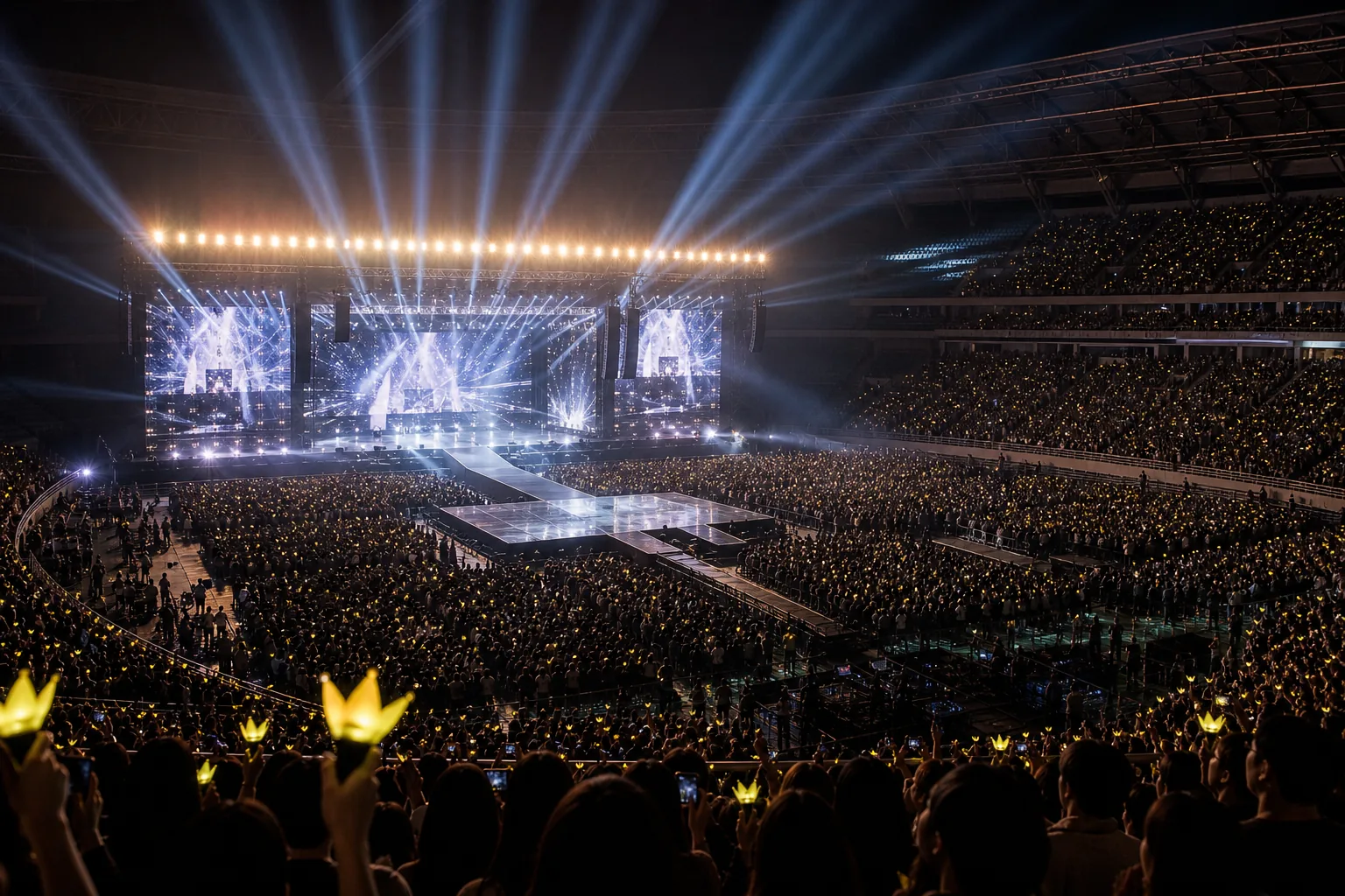 Large concert venue representing BIGBANG's 2026 world tour plans