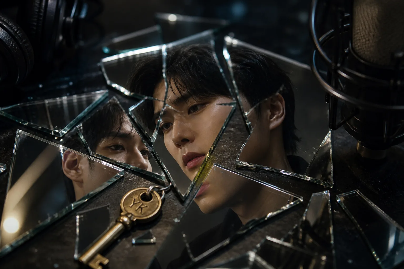 Young K solo album teaser concept with recording studio atmosphere