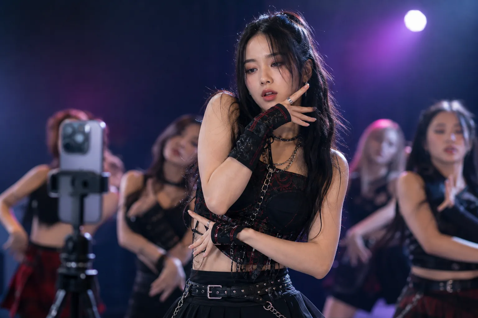 K-pop comeback choreography and social media discussion context