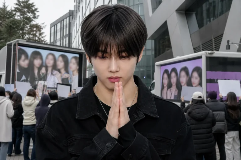 NCT Jisung protest truck debate outside SM Entertainment