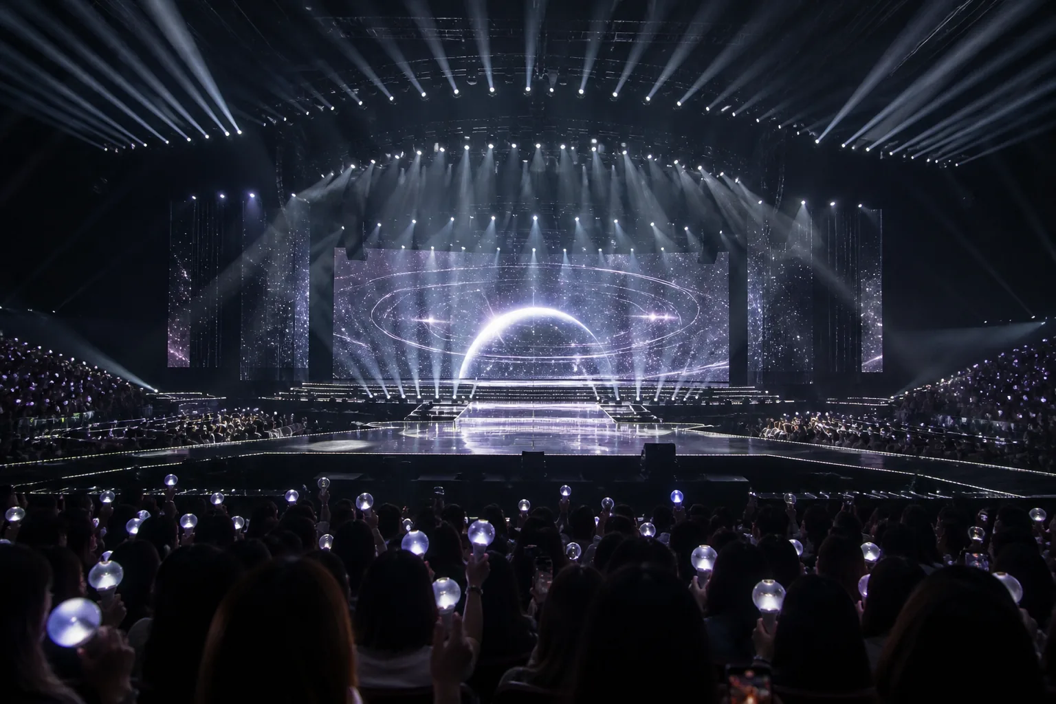 Seoul concert venue concept for tripleS ANDLESS world tour kickoff