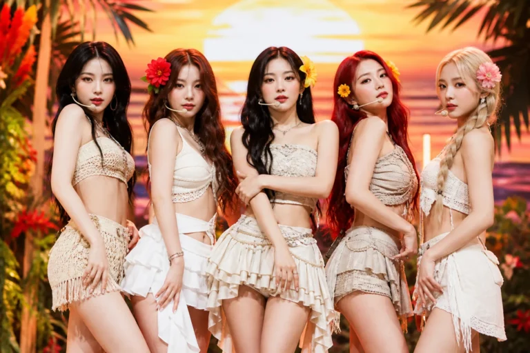 I-DLE summer comeback editorial image for Gimme Dat Love and We made