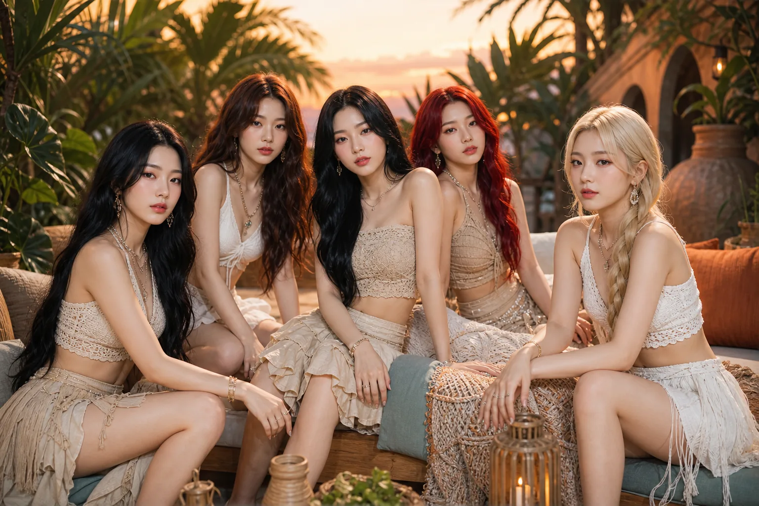 I-DLE global tour and Lollapalooza stage momentum concept