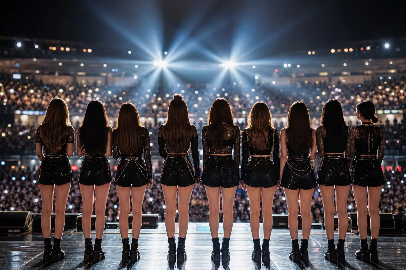 K-pop concert revenue split and idol earnings illustration