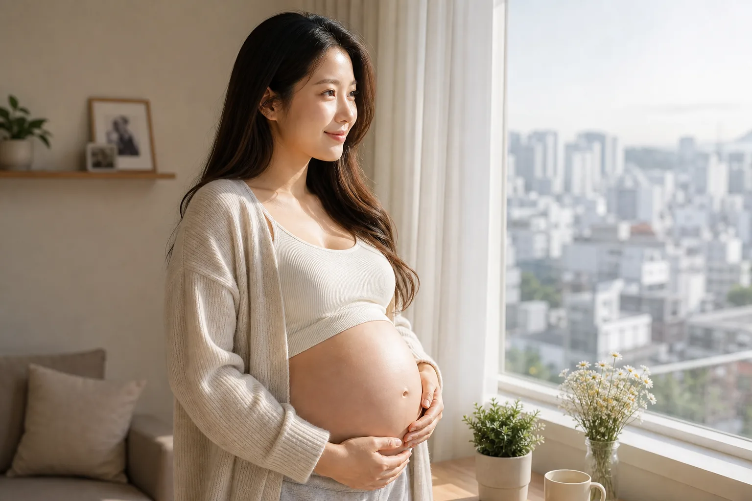 Editorial image explaining Nahyun marriage and pregnancy announcement context