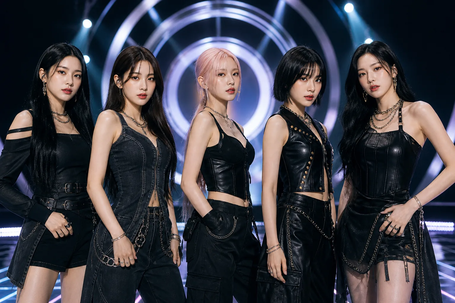 K-pop group comeback showcase atmosphere for i-dle We Made