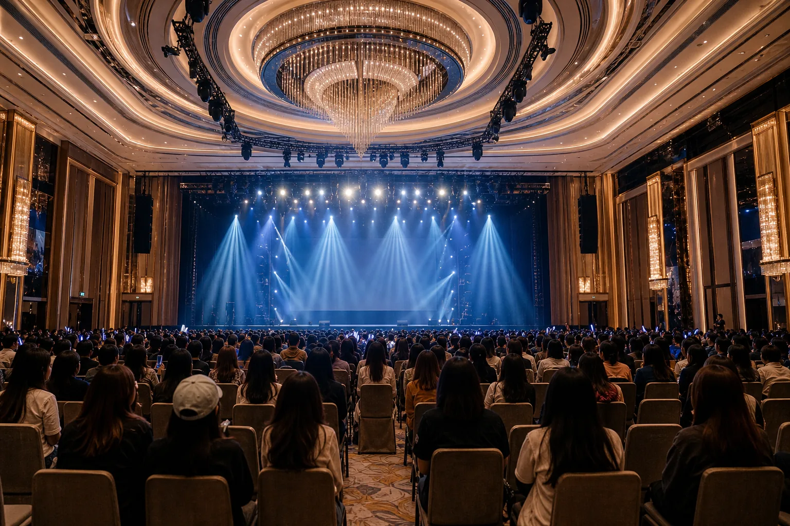 Macau concert hall prepared for a K-pop fan-con