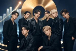 ATEEZ Billboard chart success editorial image for GOLDEN HOUR Part 5