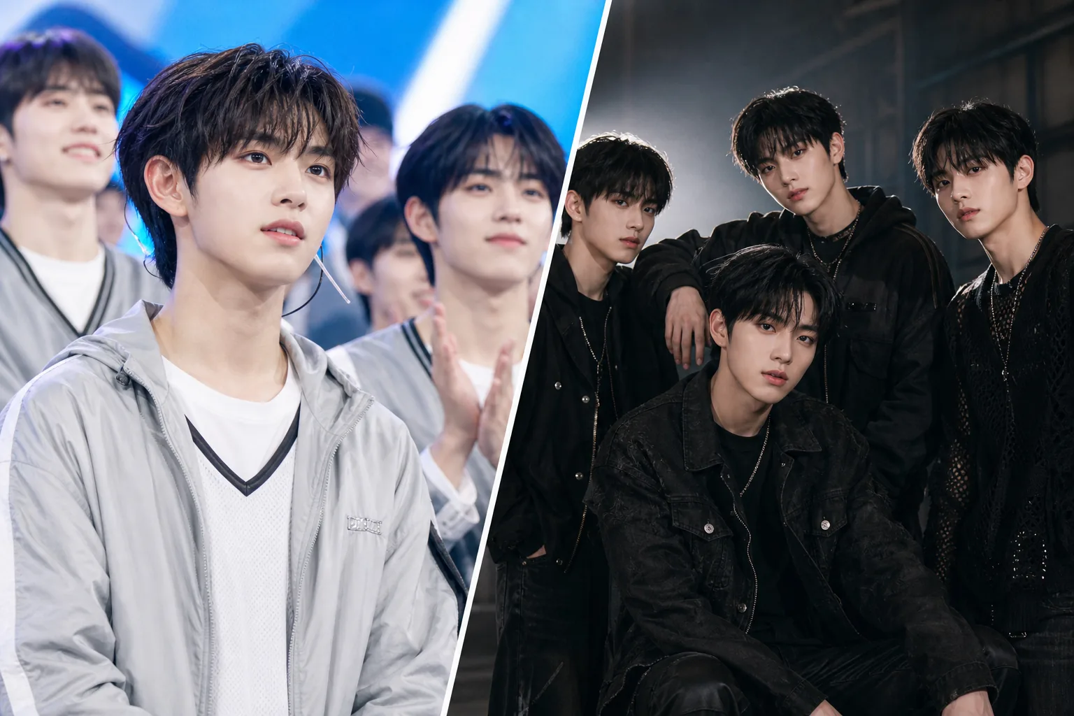 K-pop trainee image shift from survival show contestant to new boy group member