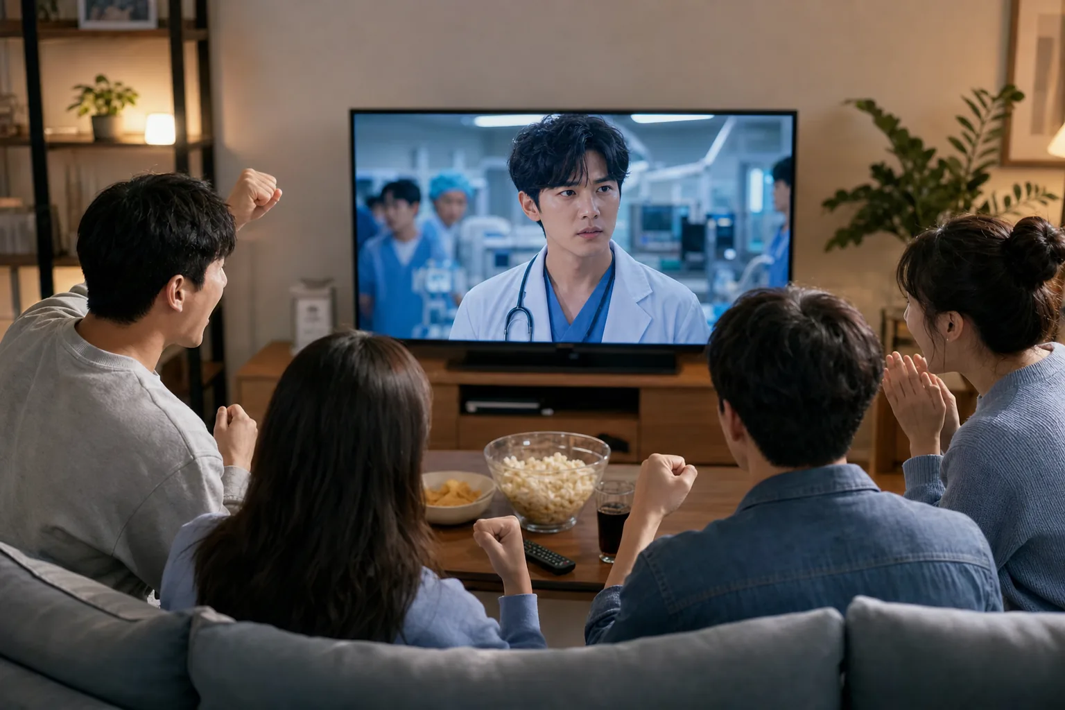 Television ratings chart concept for Doctor on the Edge finale
