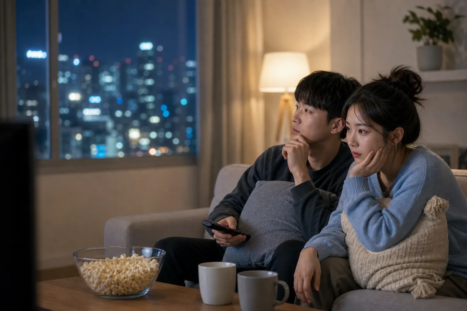 Korean drama production team reviewing audience response