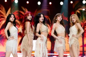 i-dle comeback stage concept for Gimme Dat Love and We made