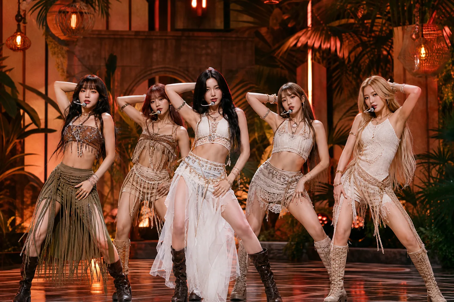 i-dle Latin pop summer comeback performance concept