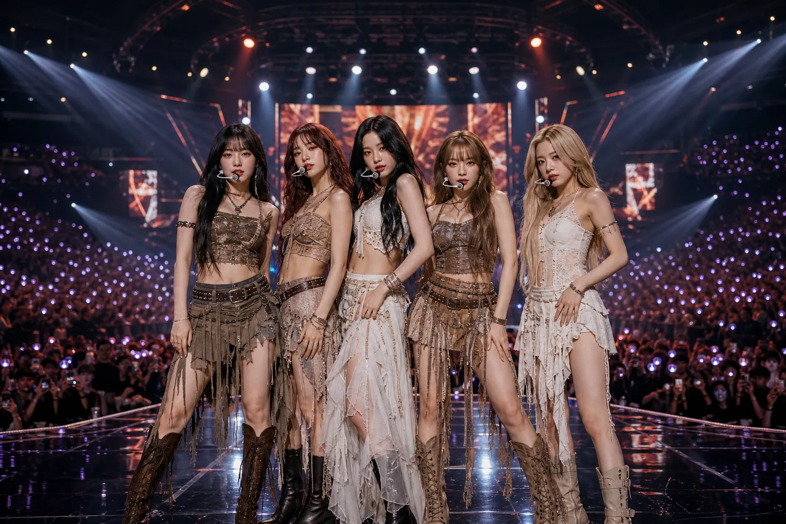 i-dle global tour and festival momentum illustration