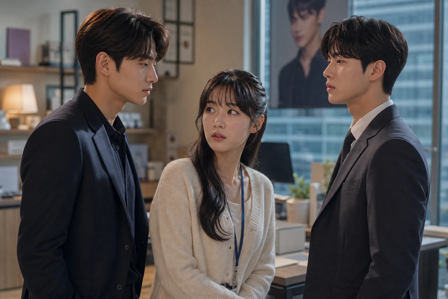 Fangirl love triangle in Korean drama teaser