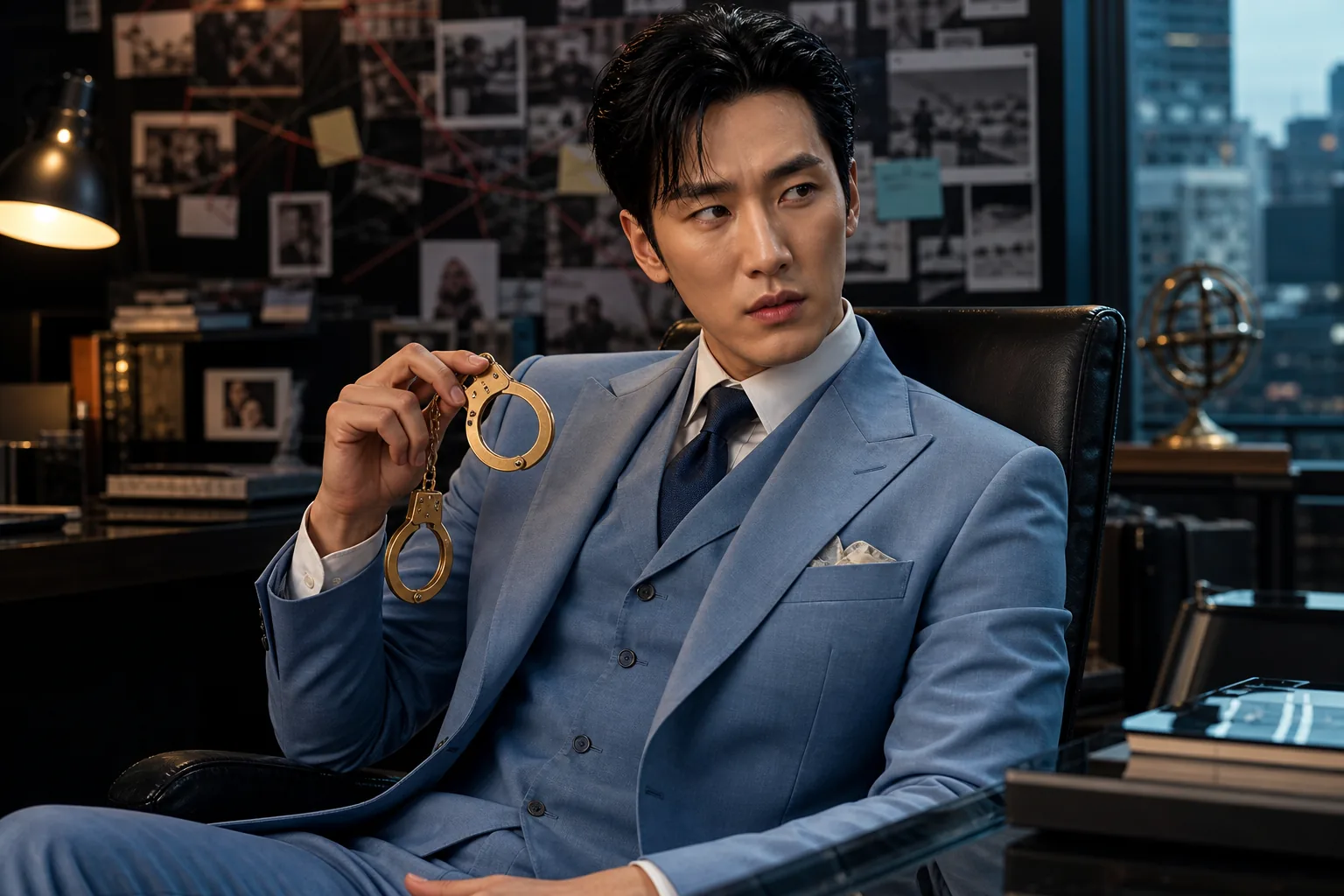Stylish detective drama image for Flex x Cop 2 character posters