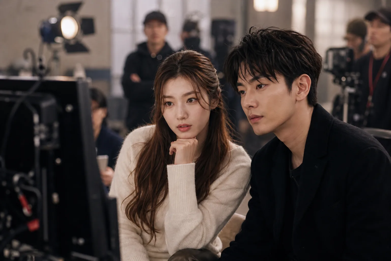 Entertainment industry image representing K-pop idols expanding into film and cross-border projects