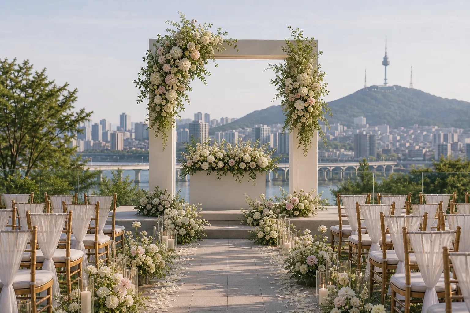 Seoul wedding venue imagery for Lee Jung Hyun marriage plans