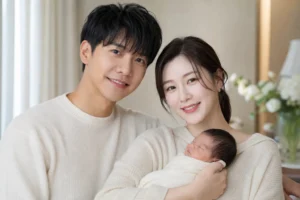Lee Seung Gi and Lee Da In welcome second child news illustration