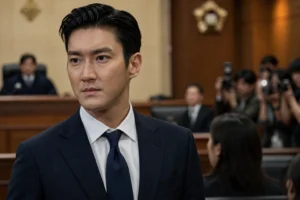 Editorial image representing Super Junior Siwon online criticism legal action