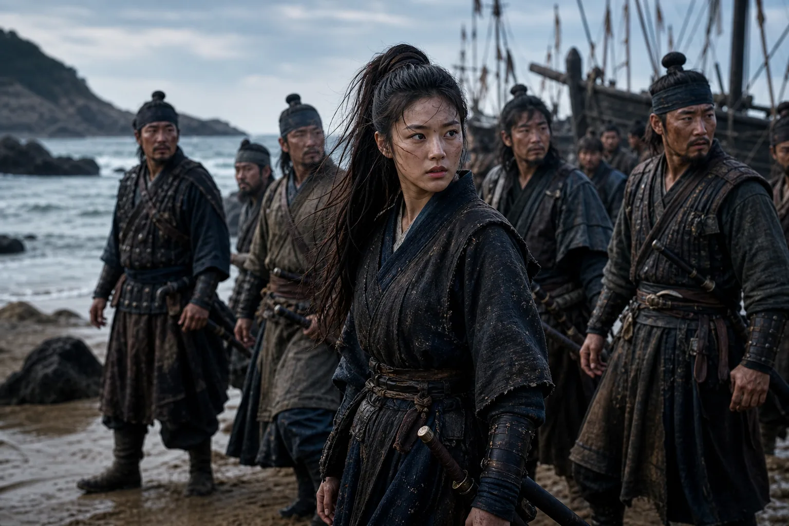 Joseon era action film warriors preparing for a rescue mission