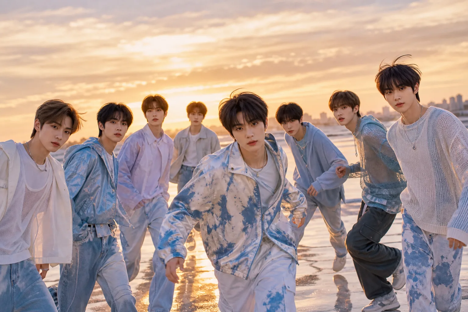 AHOF RUN TO YOU album concept with summer K-pop energy