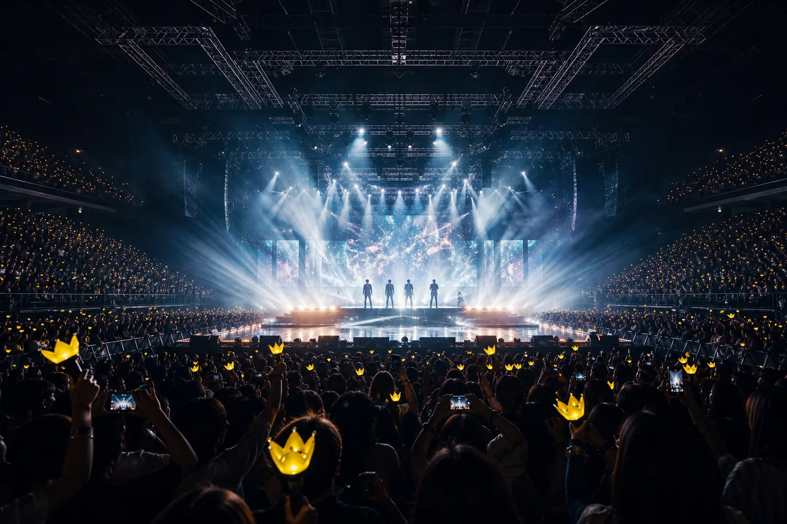 Large concert venue concept for BIGBANG anniversary tour coverage
