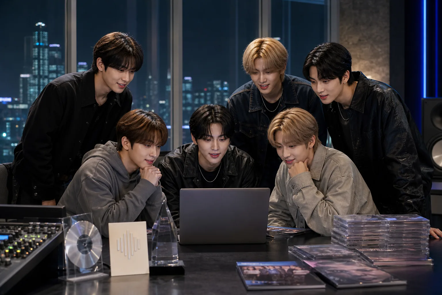 K-pop album sales and streaming charts showing RIIZE momentum