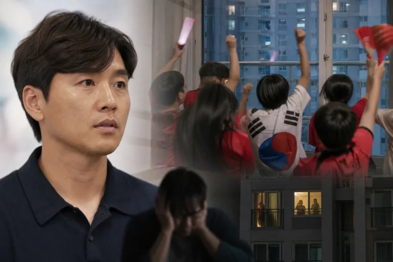 Editorial image representing Lee Dong Gook family dawn World Cup cheering noise controversy