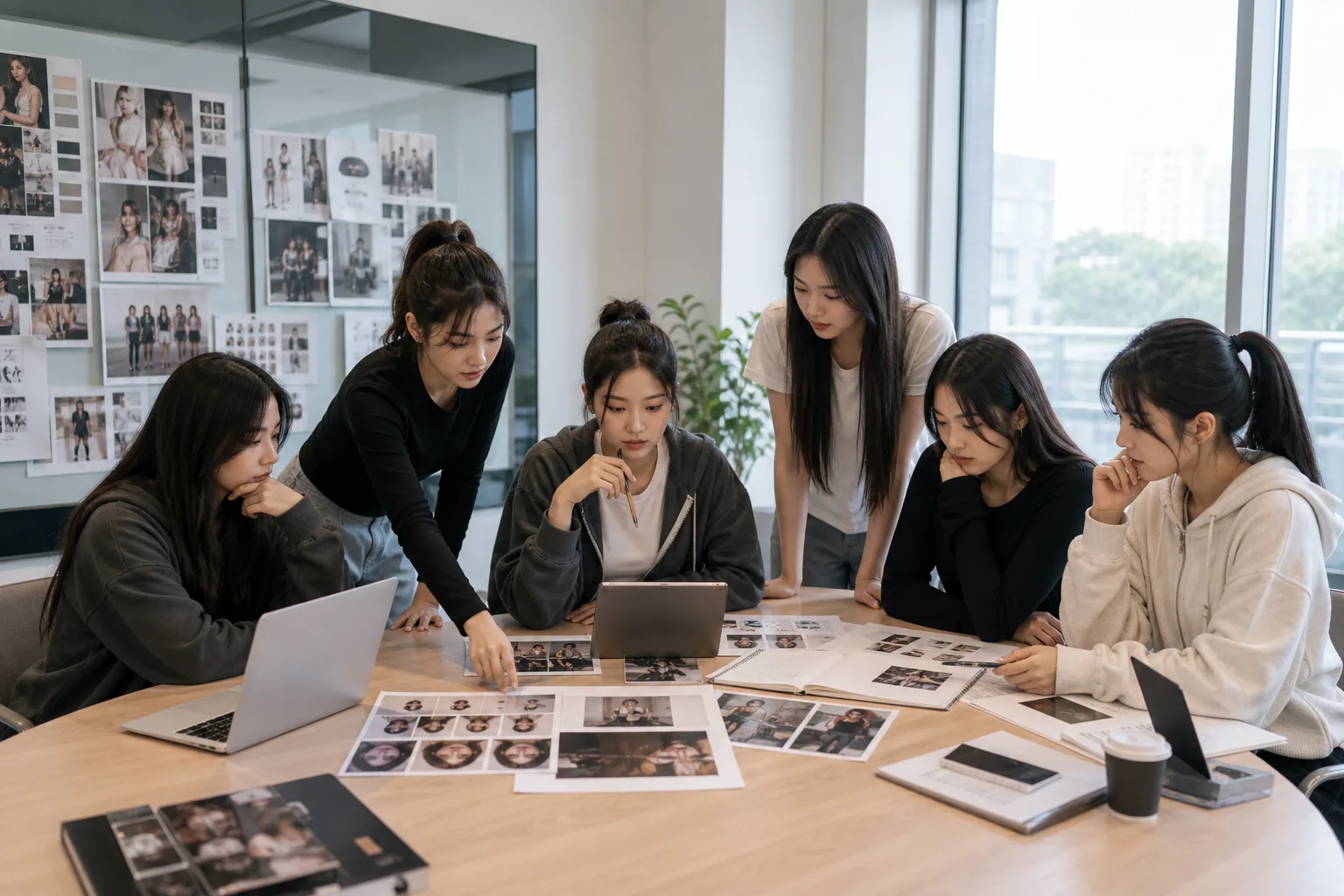 Modern Korean entertainment company planning a new idol launch