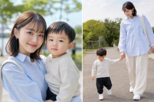 Sayuri and son Zen family outing Korean entertainment update