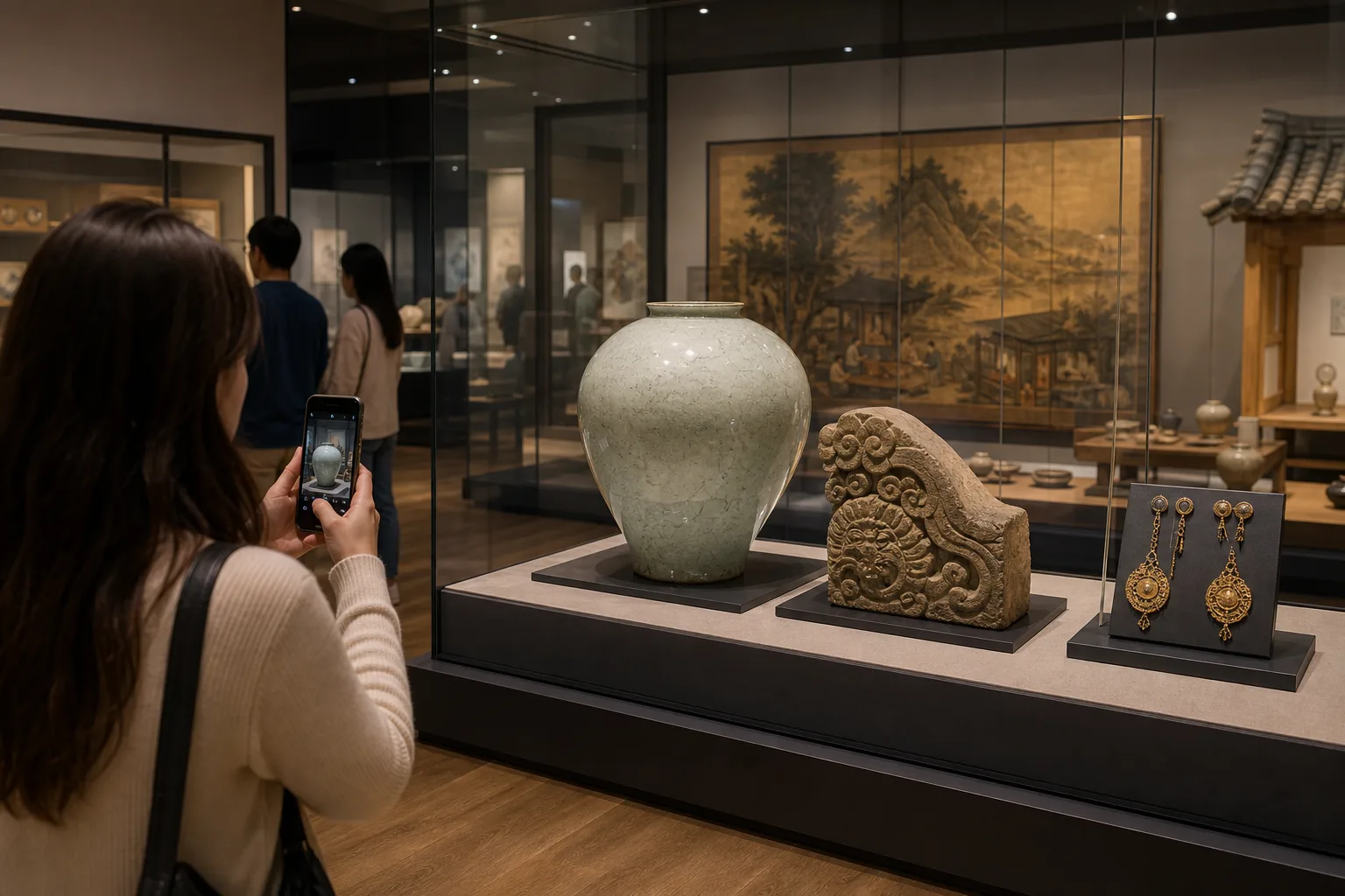 Korean moon jar and Silla artifacts highlighted through music and heritage