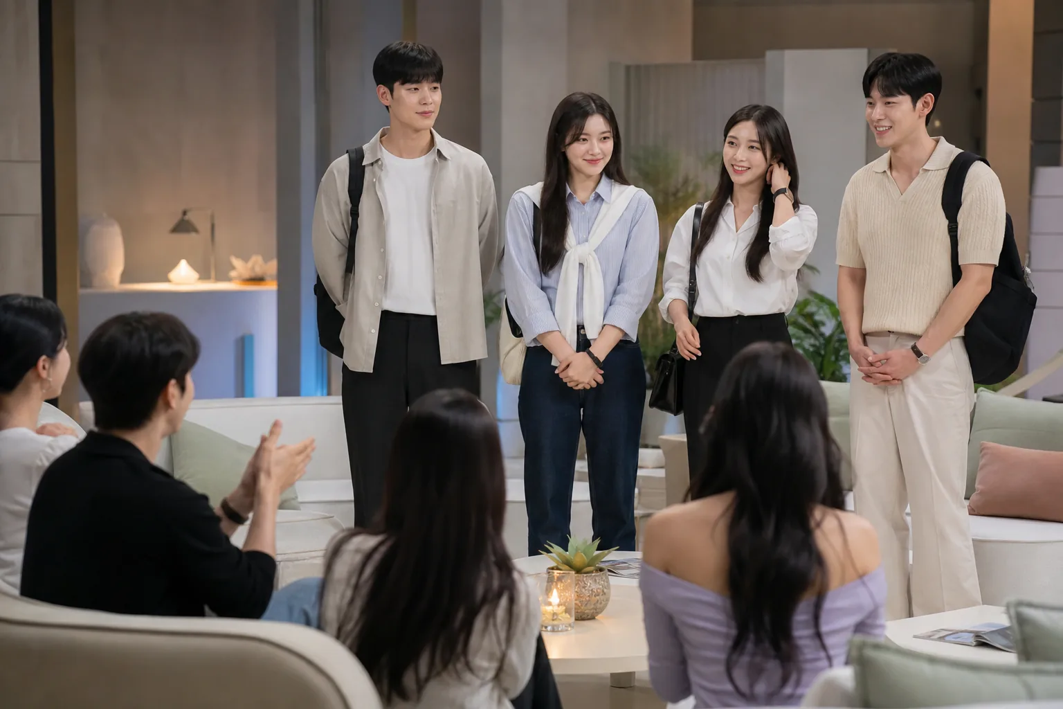 Korean reality dating show panel reacts to unexpected cast arrivals