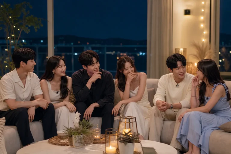 Netflix Korean dating show Better Late Than Single Season 2 editorial image