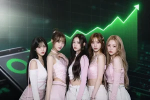K-pop chart breakthrough concept for RESCENE Love Attack reaching No. 1 on Melon TOP100