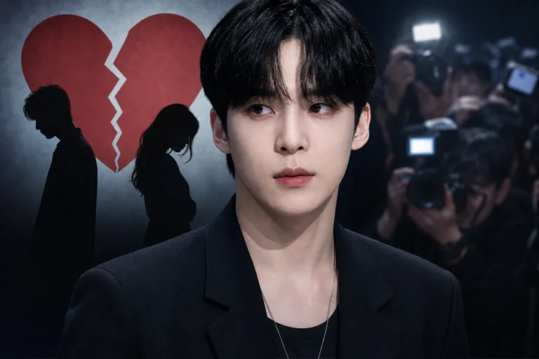 Editorial image for ATEEZ Yunho breakup report and K-pop privacy debate