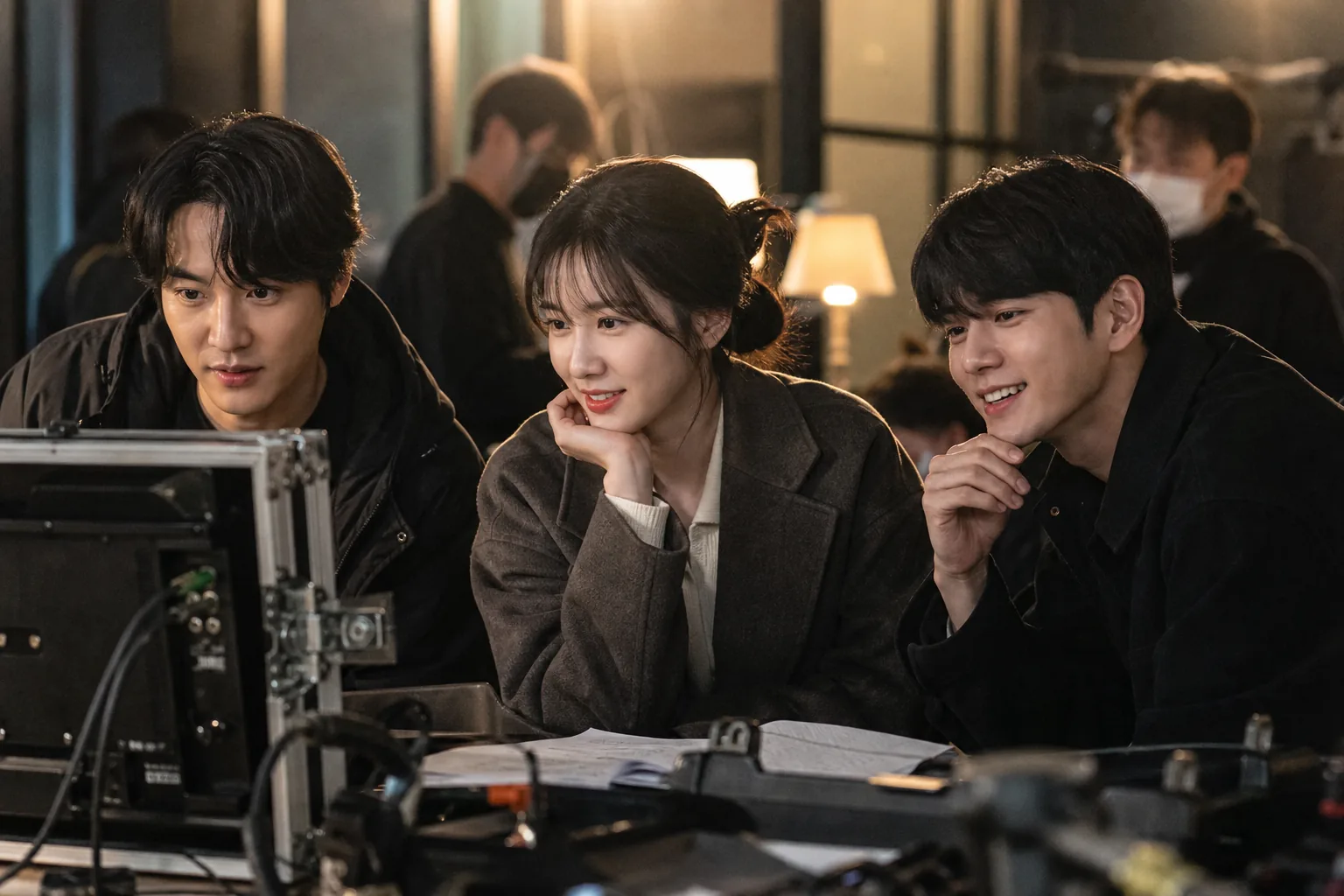 Occult romance drama mood representing ghosts romance and courtroom tension