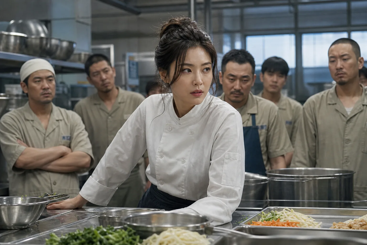 Prison kitchen comedy film scene inspired by The Taste of Prison cast announcement