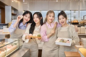Editorial image of a Korean rice cake shop representing tvN variety show Space Rice Cake