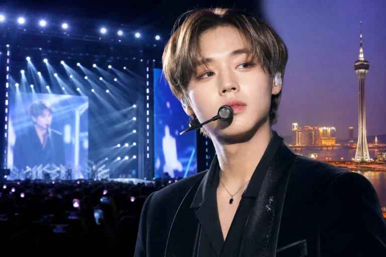 Park Ji Hoon fan concert stage representing the Macau schedule change