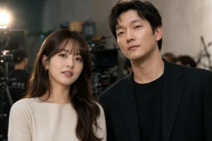 Editorial image representing Park Bo Young and Son Suk Ku romance film casting debate