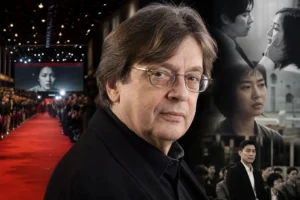 Editorial image representing Tony Rayns and Korean cinema's global film festival legacy